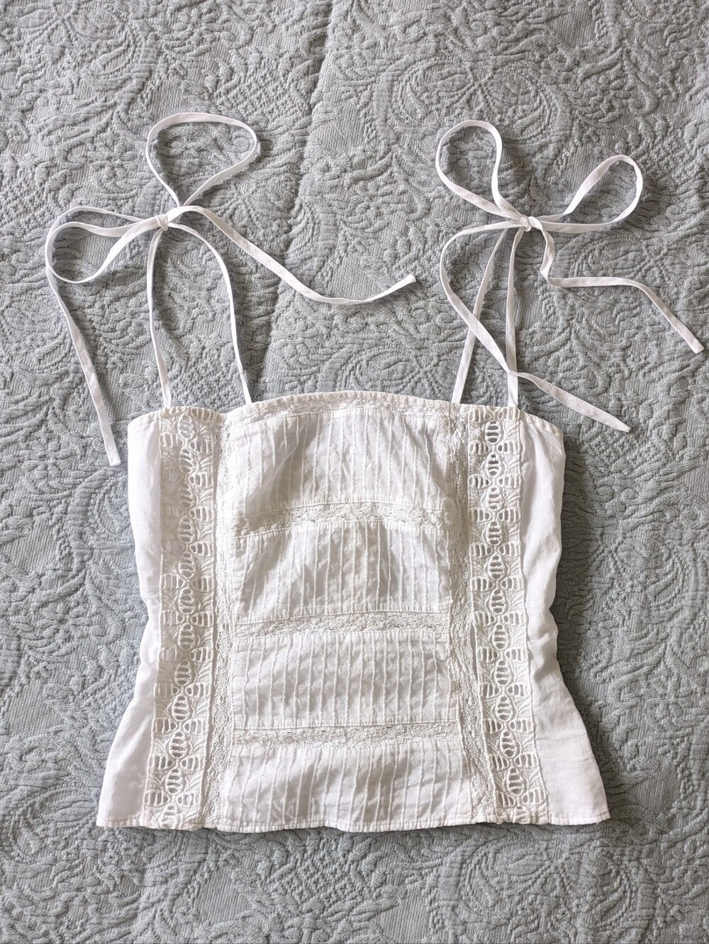 Reformation Lace Detail Tank